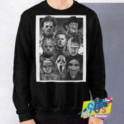 All Horror Movie Character Halloween Sweatshirt