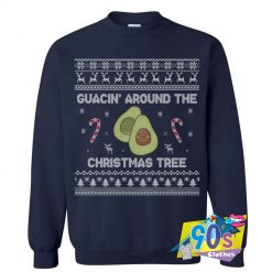 Avocado Christmas Tree Ugly Sweatshirt
