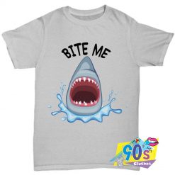 Bite Me Funny Scuba Gift With Shark T shirt
