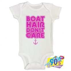 Boat Hair Dont Care Baby Onesie