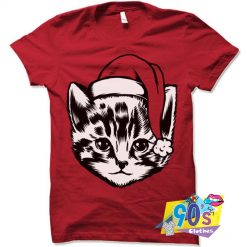 Cute Kitty Cat Christmas Funny T Shirt