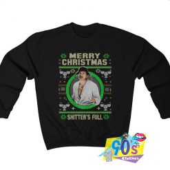 Eddie Shitters Full Christmas Ugly Sweatshirt