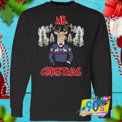 Funny Mister Reindeer Ugly Christmas Sweatshirt