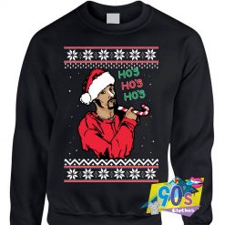 Funny Snoop Dogg Santa Claus Ugly Christmas Sweatshirt
