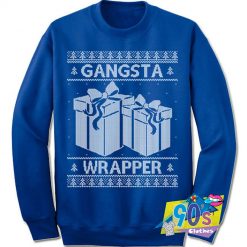 Gangsta Wrapper Christmas Gift Ugly Sweatshirt