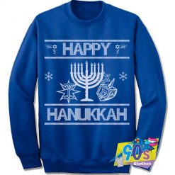 Happy Hanukka Ugly Christmas Sweatshirt