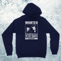 Home Alone The Wet Bandits Wanted Poster Harry Marv Christmas Hoodie