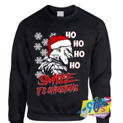 Joker Smile Its Christmas Ugly Sweatshirt