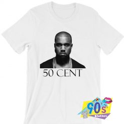 Kanye WEST 50 Cent joke Shirt lol kardashian T shirt