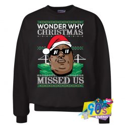 Big Biggie Notorious Christmas Ugly Sweatshirt
