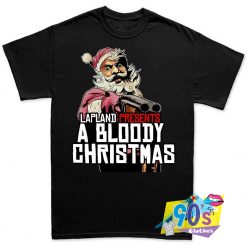 Bloody Christmas Santa Gamer T shirt