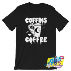 Coffins And Coffee Gothic T shirt