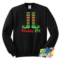 Daddy Elf Custom Ugly Christmas Sweatshirt