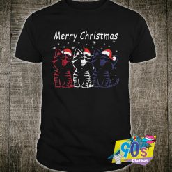 Funny Santa Cat Merry Christmas T shirt