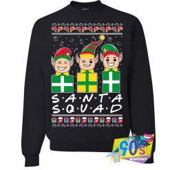 Funny Santa Squad Goals Friends Christmas Sweatshirt