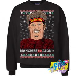 Mahomes Alone Movie Parody Ugly Christmas Sweater
