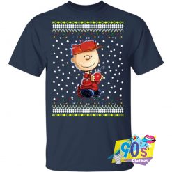 Charlie Brown Holding Bomb Christmas T shirt