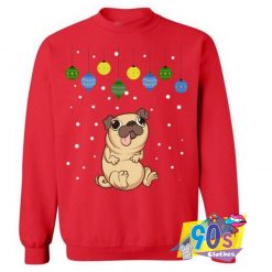 Funny Pug Christmas Hoodie