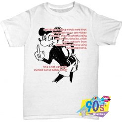 Official Walt Disney Saying Word T shirt