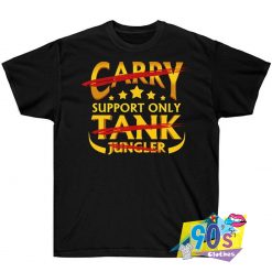 Star Support Only Text T shirt