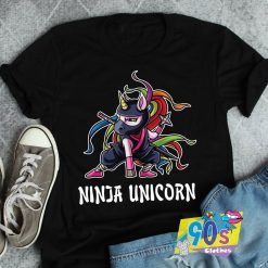 The Action Of Unicorn Ninja T shirt