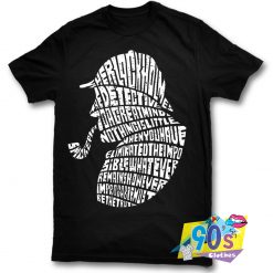 The Detective Of Holmes Text Design Tshirt
