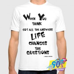 Charlie Brown Life Changes The Questions T Shirt