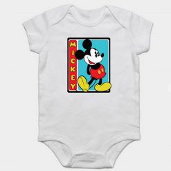 Funny Mickey Mouse Baby Onesie