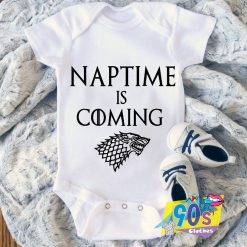 Naptime Is Coming Funny GOT Baby Onesie