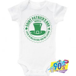 St. Patricks Day Lucky Baby Onesie Irish Gift