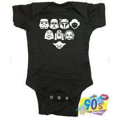 Star Wars All Character Cute Baby Onesies