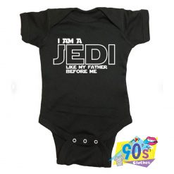 Star Wars Quote I Am A Jedi Cute Baby Onesie