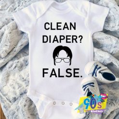 The Office Clean Diapper False Baby Onesie