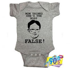 The Office Dwight Schrute False Baby Onesies