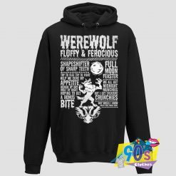 Warewolf Fluffy Ferocious Hoodie