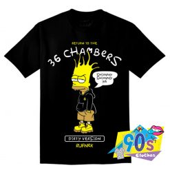 Bart Simpson 36 Chambers Vintage T Shirt