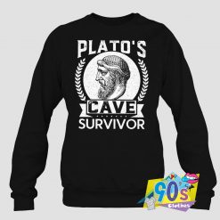 Plato’s Cave Survivor Poster Sweatshirt