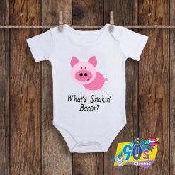 Shakin Bacon Pig Baby Onesie