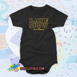 Late Show With David Letterman Baby Onesie
