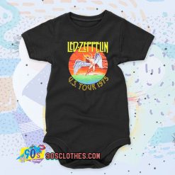 Led Zeppelin US Tour 1975 Baby Onesie