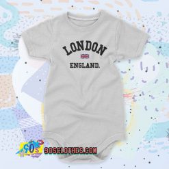 London England Flag Baby Onesie