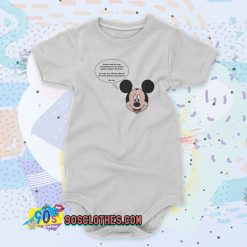 Mickey Mouse Just Ask Me Baby Onesie