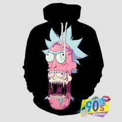 Rick and Morty Horror Face Hoodie