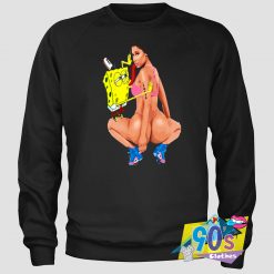 Spongebob Licking Nicki Minaj Rapper Sweatshirt