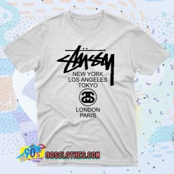 Stussy World Tour 90s T Shirt Style