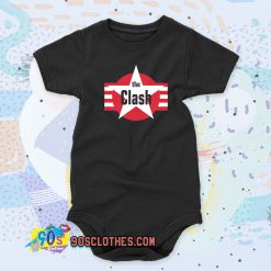 The Clash Star And Stripes Magnet Baby Onesie