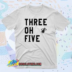 Three Oh Five Miami Heat 90s T Shirt Style