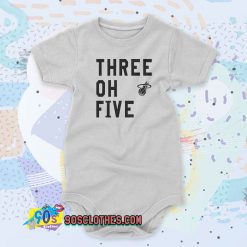 Three Oh Five Miami Heat Baby Onesie