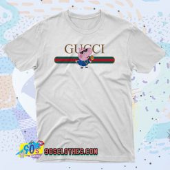 Thug Life Peppa Pig Parody 90s T Shirt Style