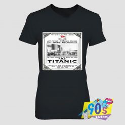 Titanic Ship Disaster Cruise Poster T Shirt